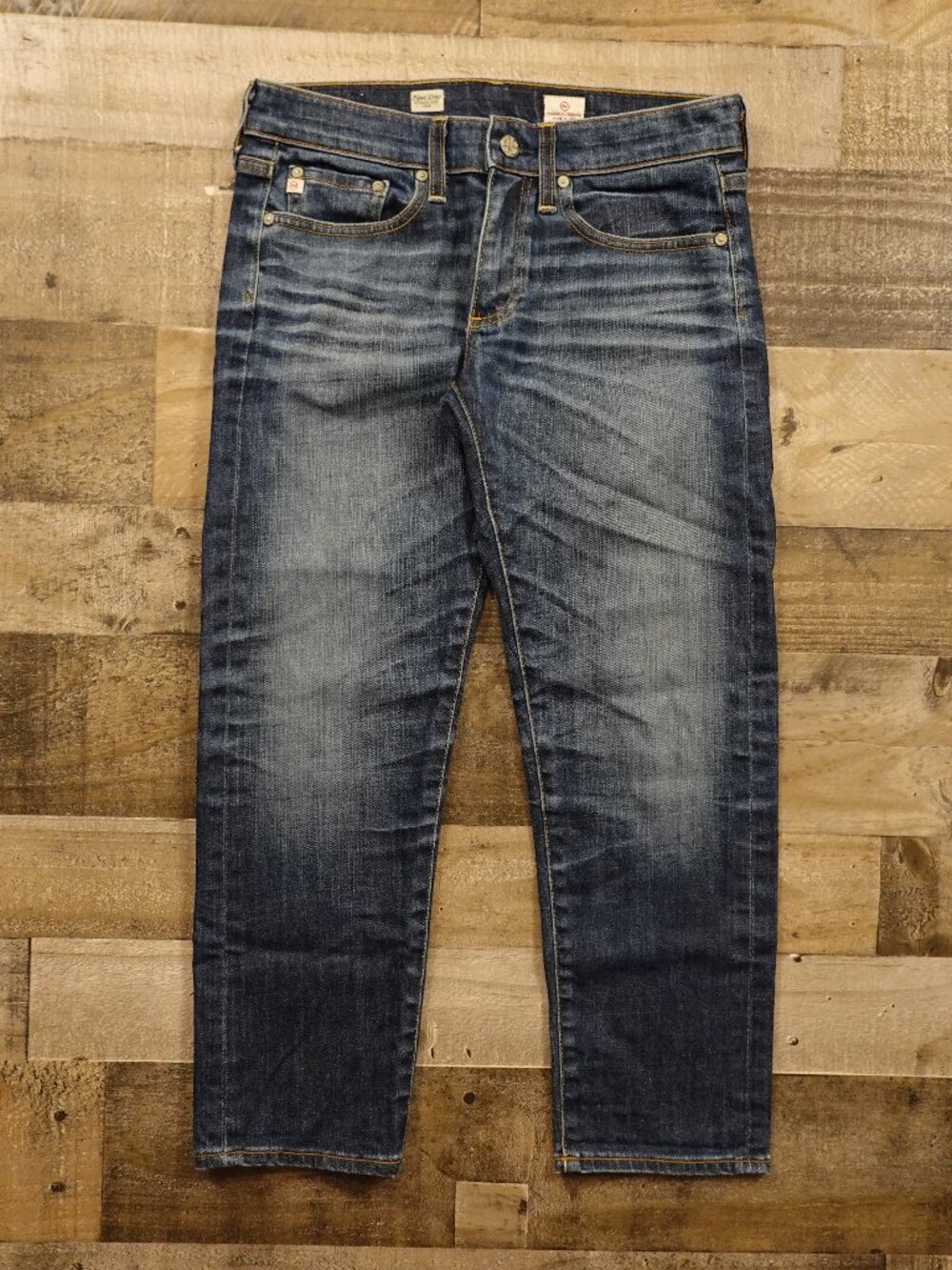 AG‎ Adriano Goldschmied Piper Crop Slouchy Slim Jeans Women’s 26 Blue USA Made